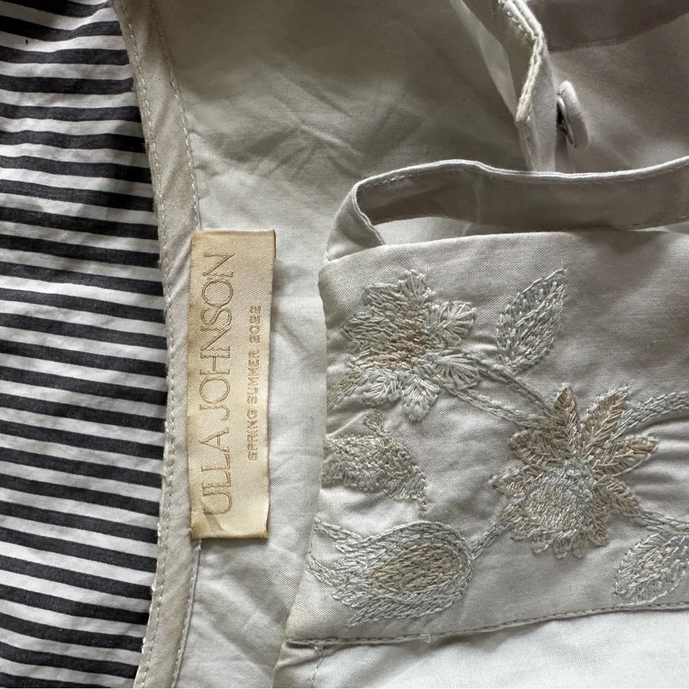 CLEARANCE: Ulla Johnson Top with floral pattern and bow-- European Size 10/US 6 - Picture 4 of 6